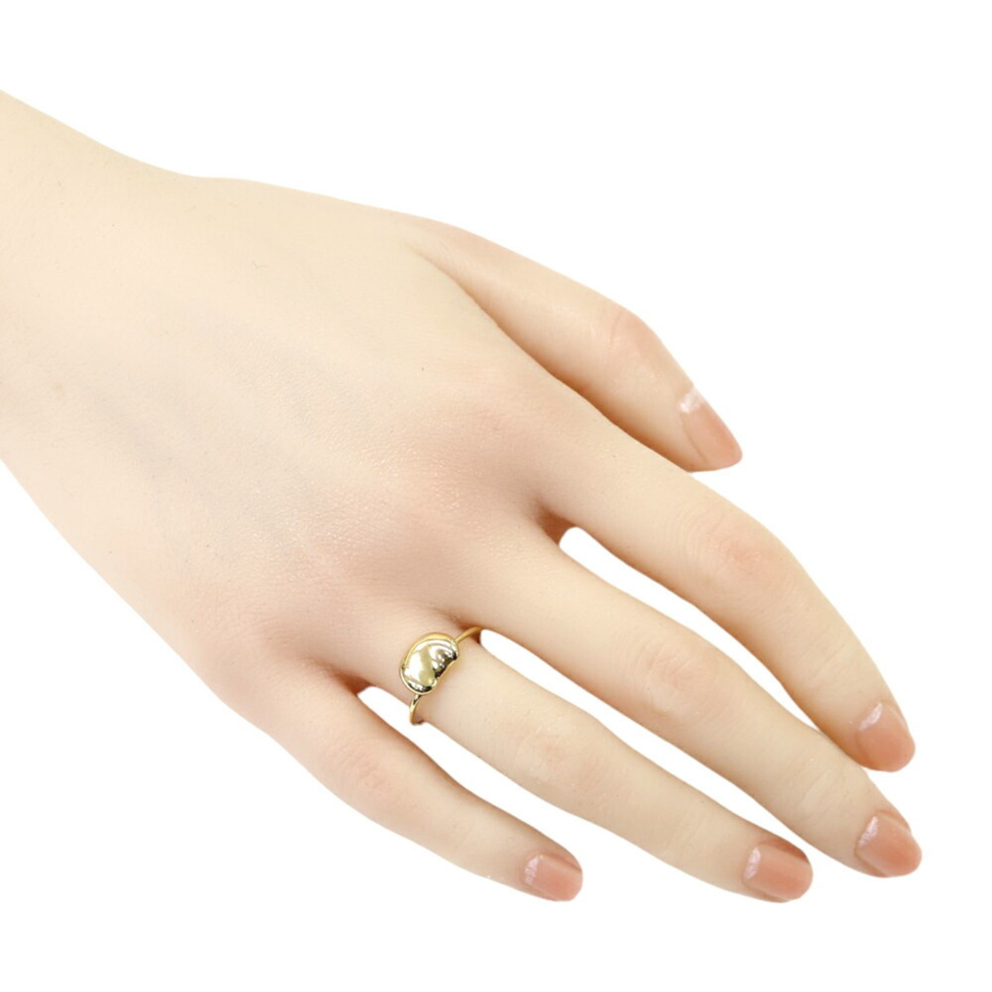 Tiffany Bean Ring, Tiffany, size 10, 18k gold, women's, TIFFANY&Co.