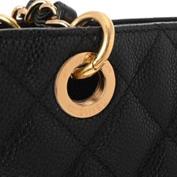 CHANEL Chanel Matelasse PST Petite Tote Black A50994 Women's Caviar Skin Bag