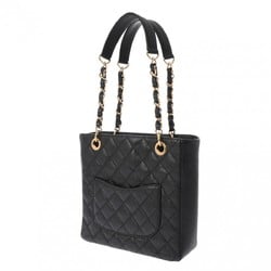 CHANEL Chanel Matelasse PST Petite Tote Black A50994 Women's Caviar Skin Bag