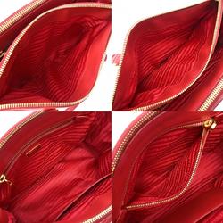 PRADA Prada Galleria Fuoco BN1801 Women's Saffiano Handbag