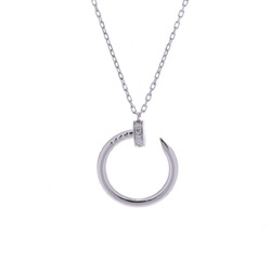 CARTIER Juste un Clou Diamond Necklace for Women, 18K White Gold