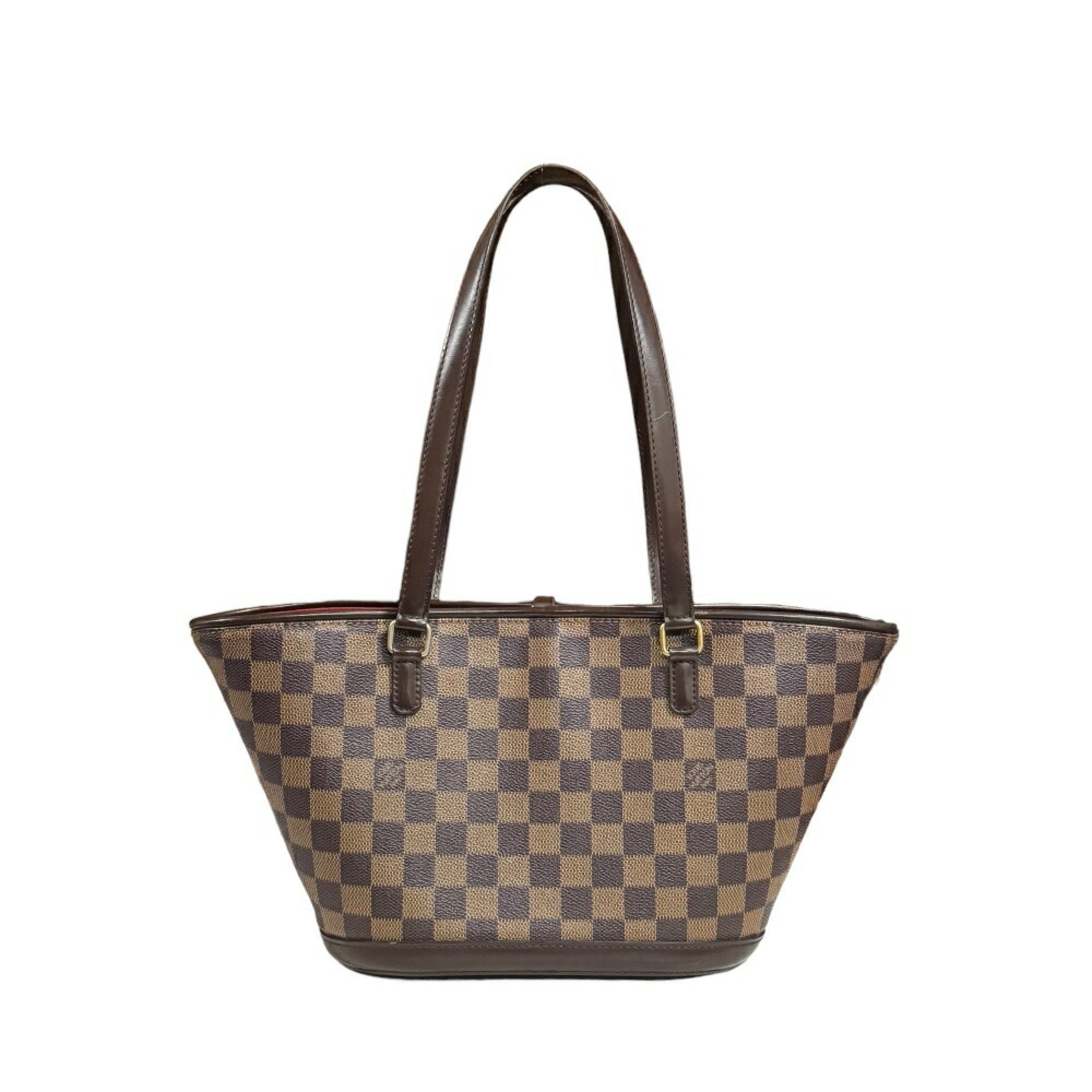 Louis Vuitton Manosque PM Damier Shoulder Bag Canvas N51121 Brown Women's LOUIS VUITTON