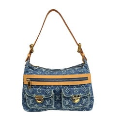 Louis Vuitton Baggy PM Monogram Denim Shoulder Bag M95049 Blue Women's LOUIS VUITTON