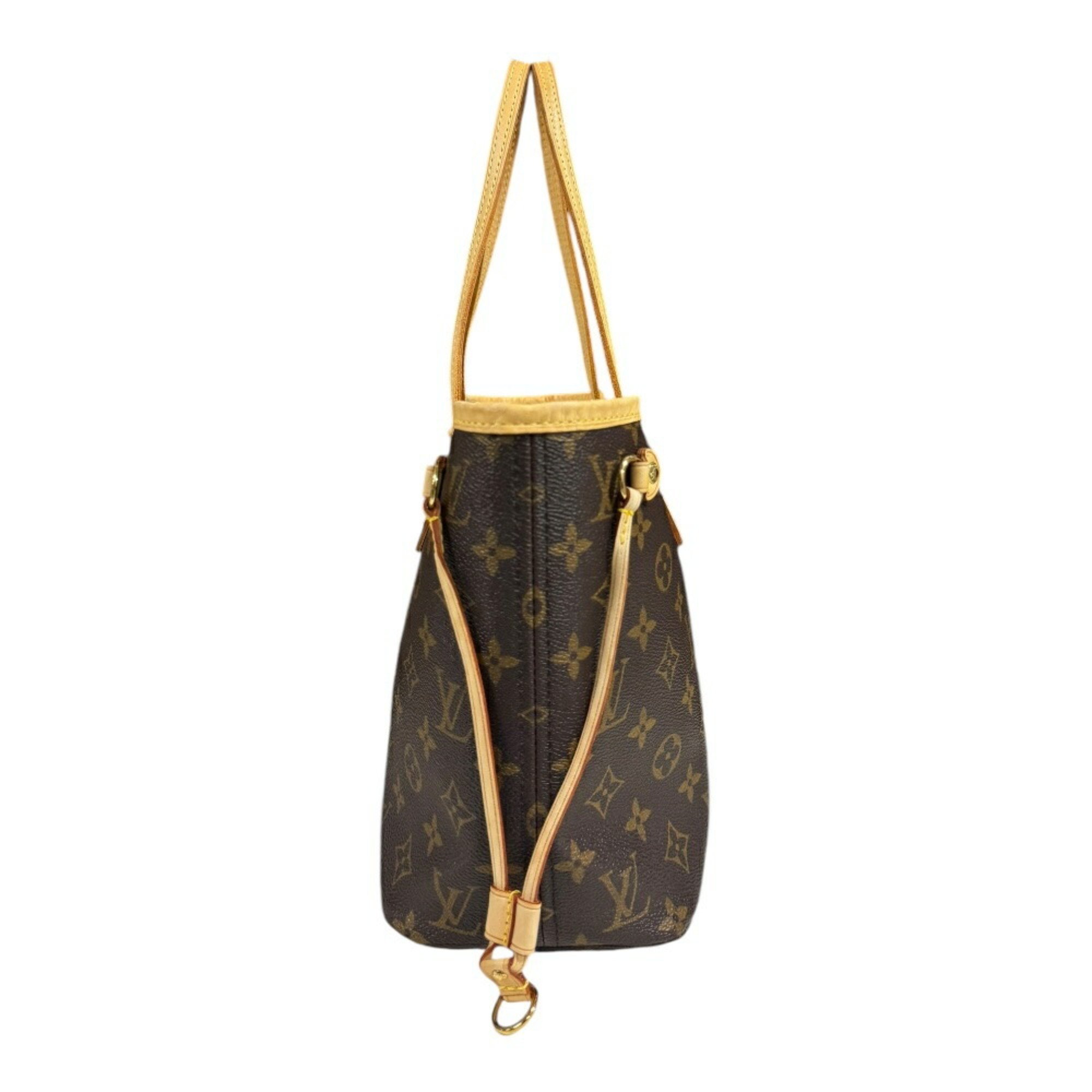 Louis Vuitton Neverfull PM Monogram Tote Bag Canvas M40155 Brown Women's LOUIS VUITTON