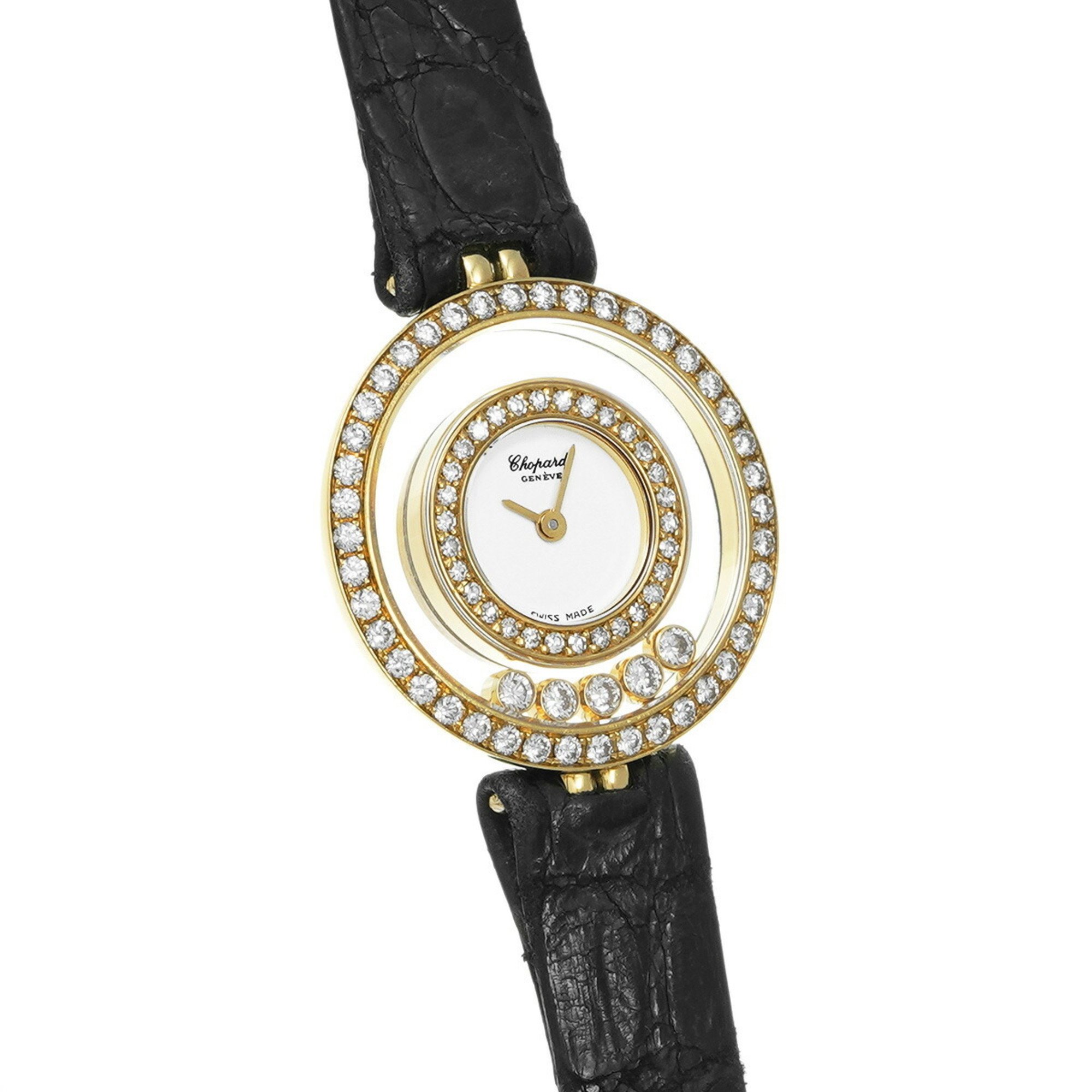 CHOPARD Chopard Happy Diamond Double Bezel 5P 20/5448 Women's Watch Quartz