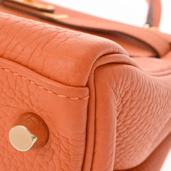 HERMES Kelly 28 Inner Stitching Orange X Stamp (around 2016) Women's Taurillon Clemence Handbag