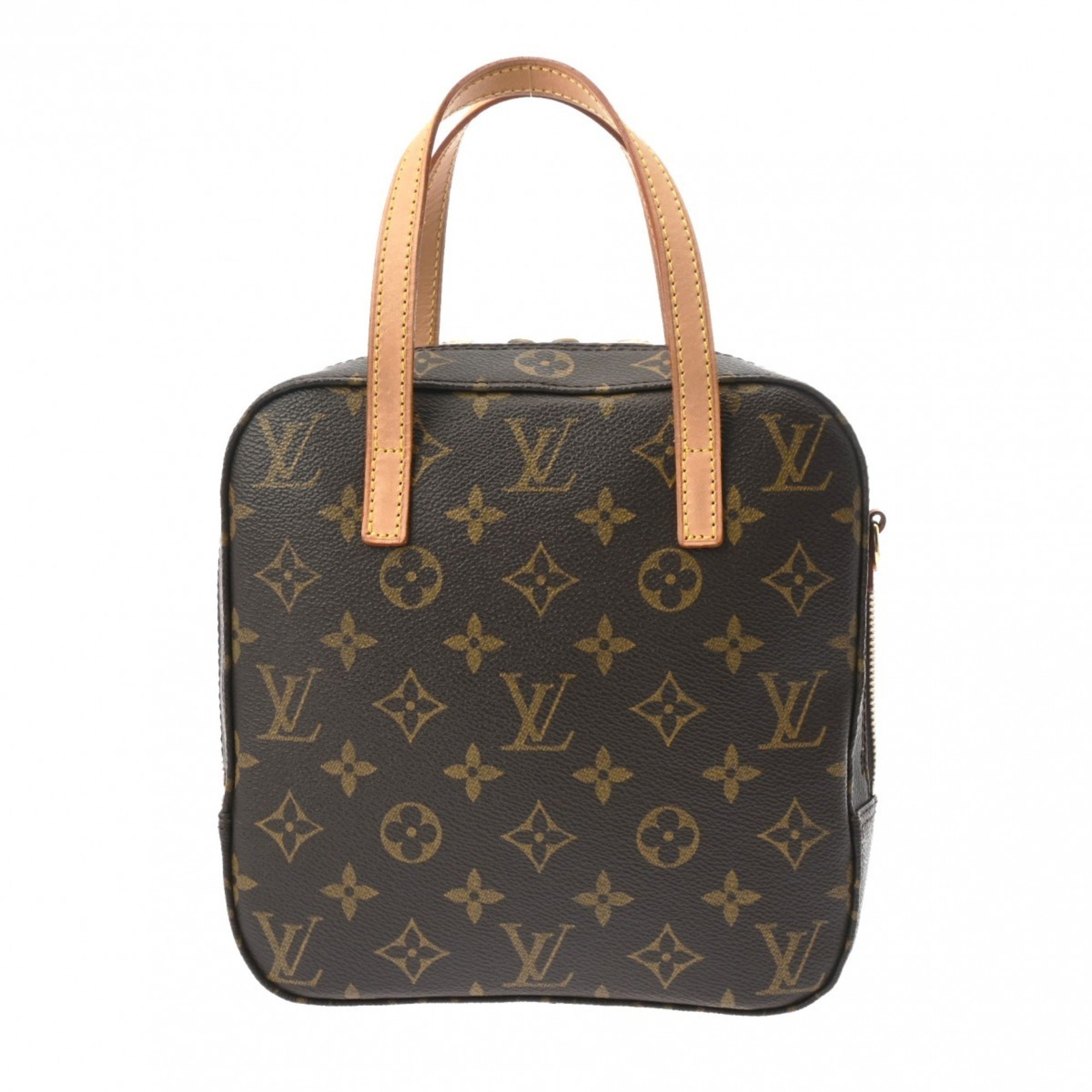 LOUIS VUITTON Louis Vuitton Monogram Spontini Brown M47500 Women's Canvas Handbag