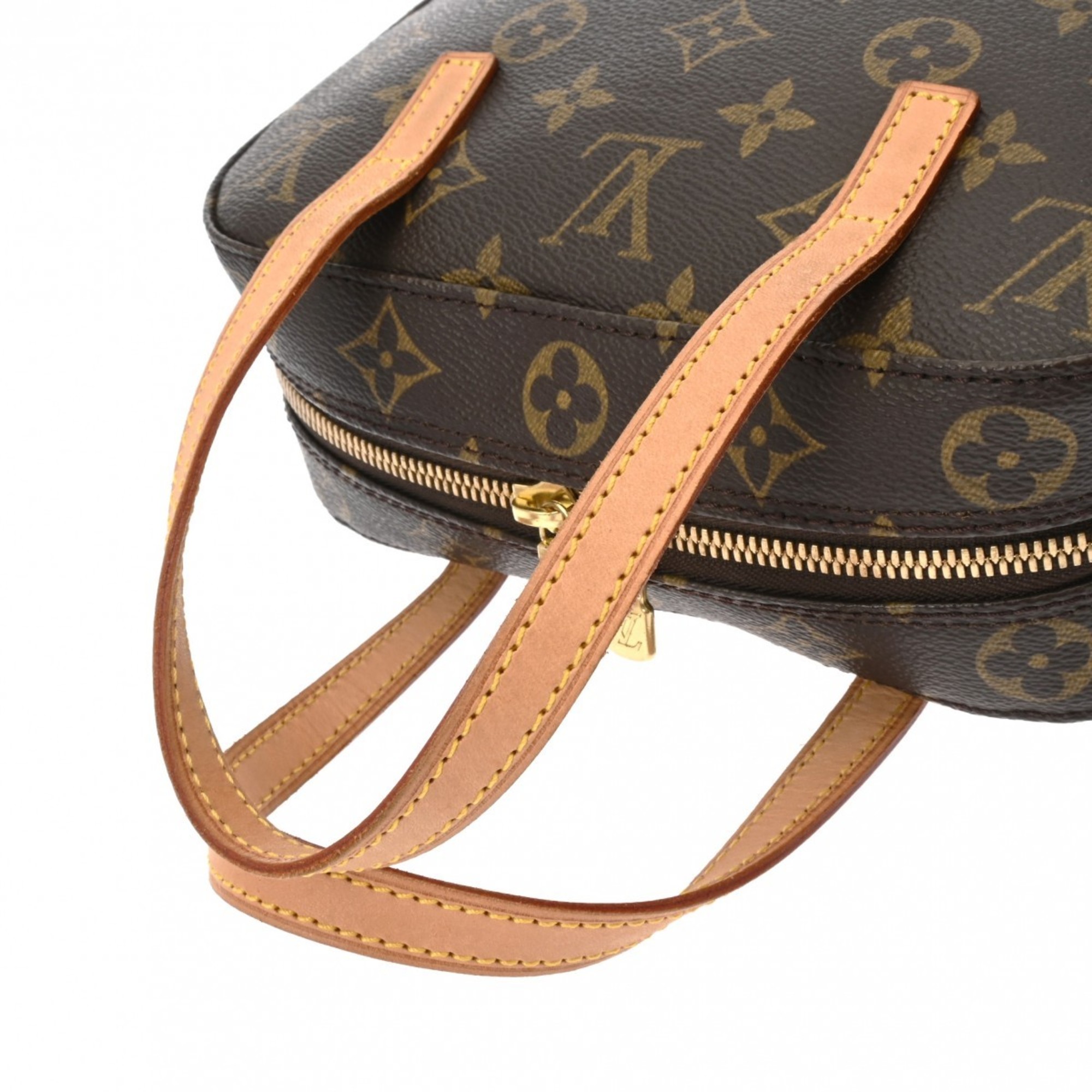 LOUIS VUITTON Louis Vuitton Monogram Spontini Brown M47500 Women's Canvas Handbag