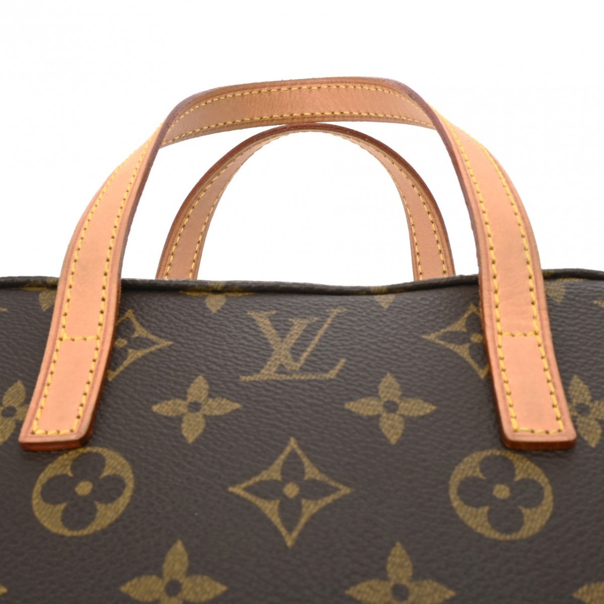 LOUIS VUITTON Louis Vuitton Monogram Spontini Brown M47500 Women's Canvas Handbag