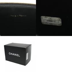 CHANEL Vanity Black A01998 Women's Caviar Skin Handbag