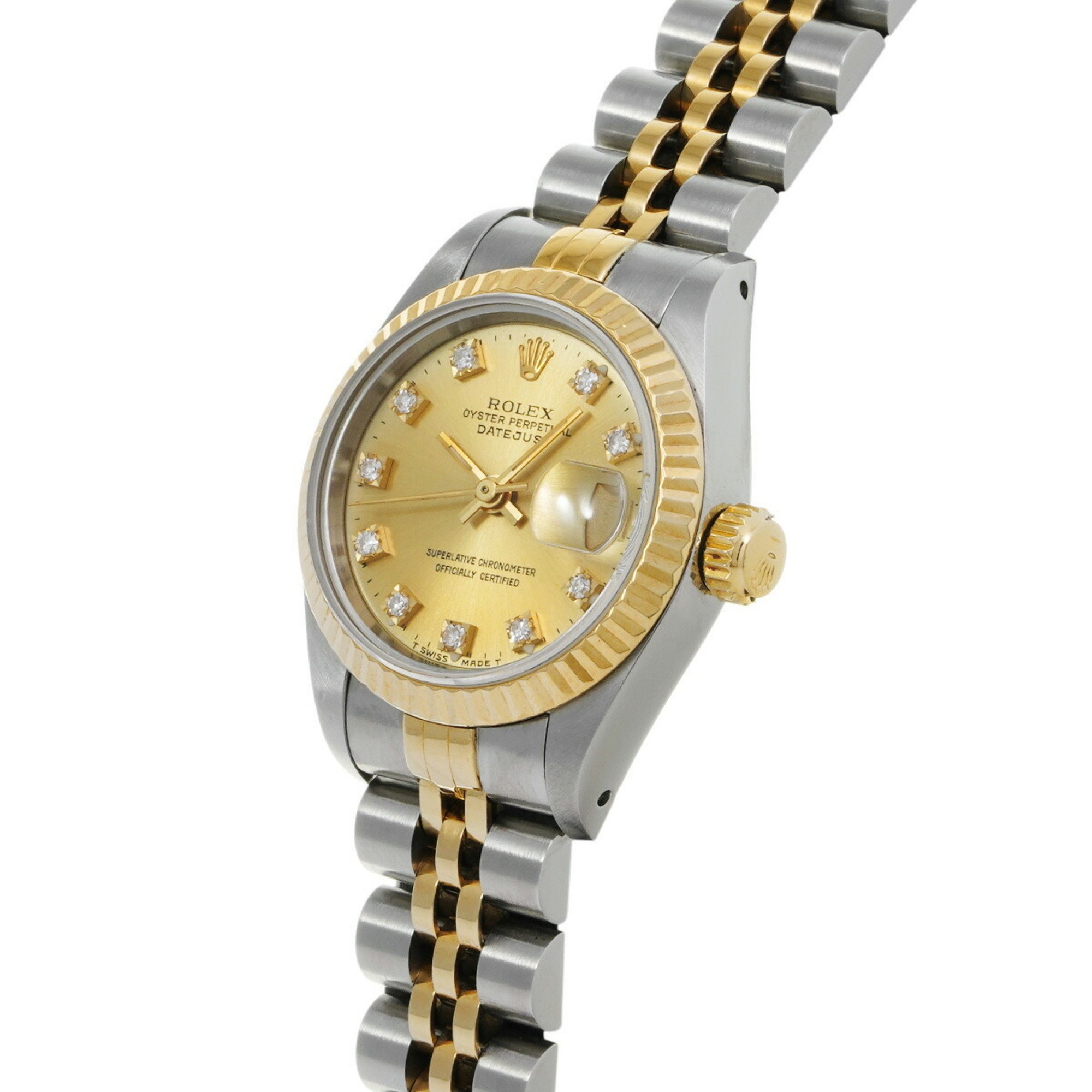 ROLEX Rolex Datejust 10P Diamond 69173G Ladies Watch Automatic