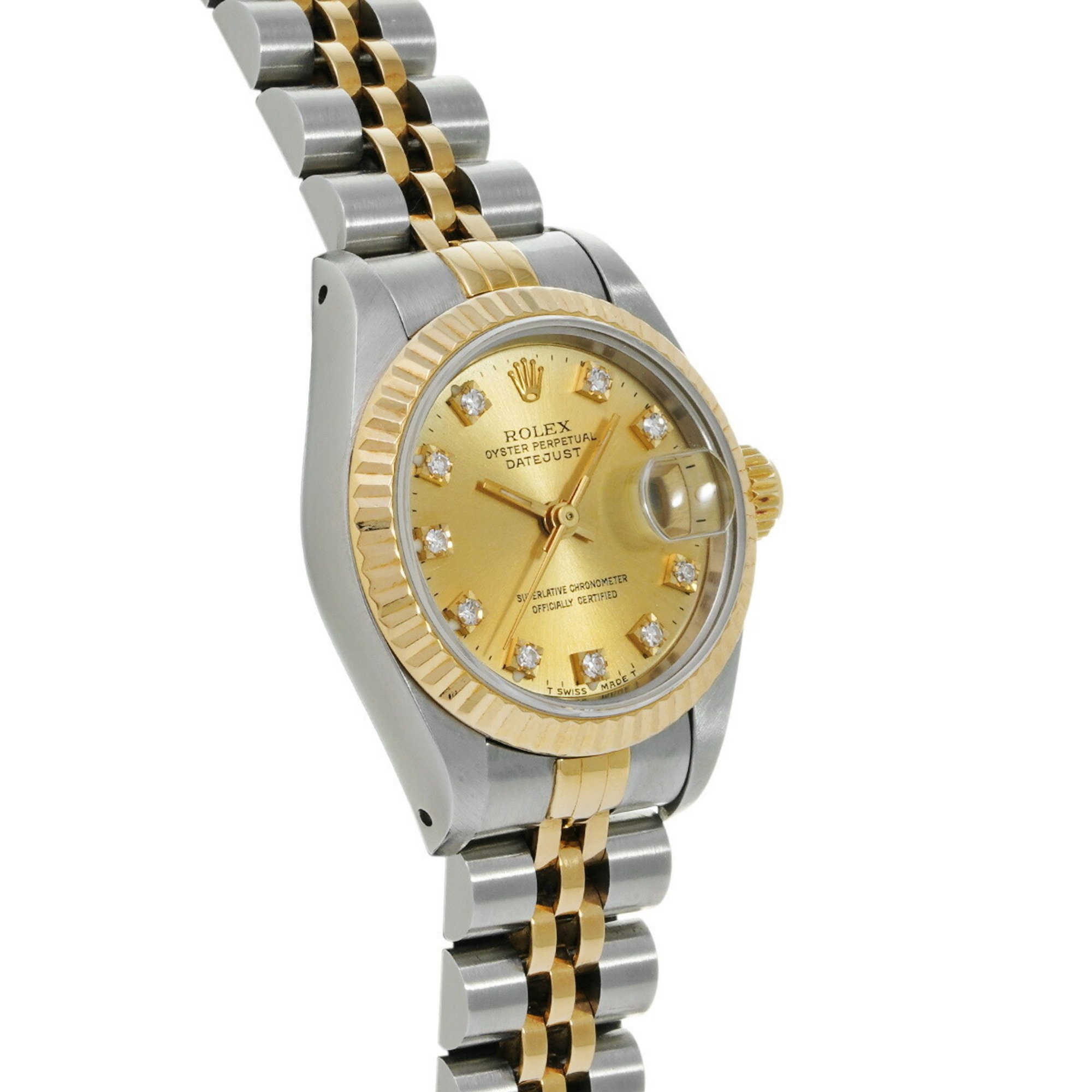 ROLEX Rolex Datejust 10P Diamond 69173G Ladies Watch Automatic