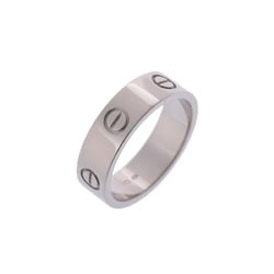 CARTIER Love Ring #57 Size 16.5 Women's K18 White Gold