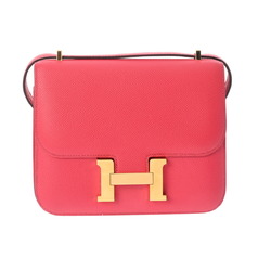 HERMES Constance 3 18 Rose Extreme D stamp (around 2019) Women's Epsom leather shoulder bag