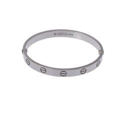 CARTIER Love Bracelet #16 Women's K18 White Gold