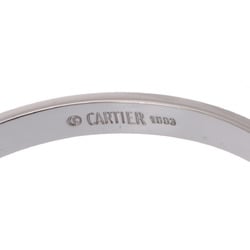 CARTIER Love Bracelet #16 Women's K18 White Gold