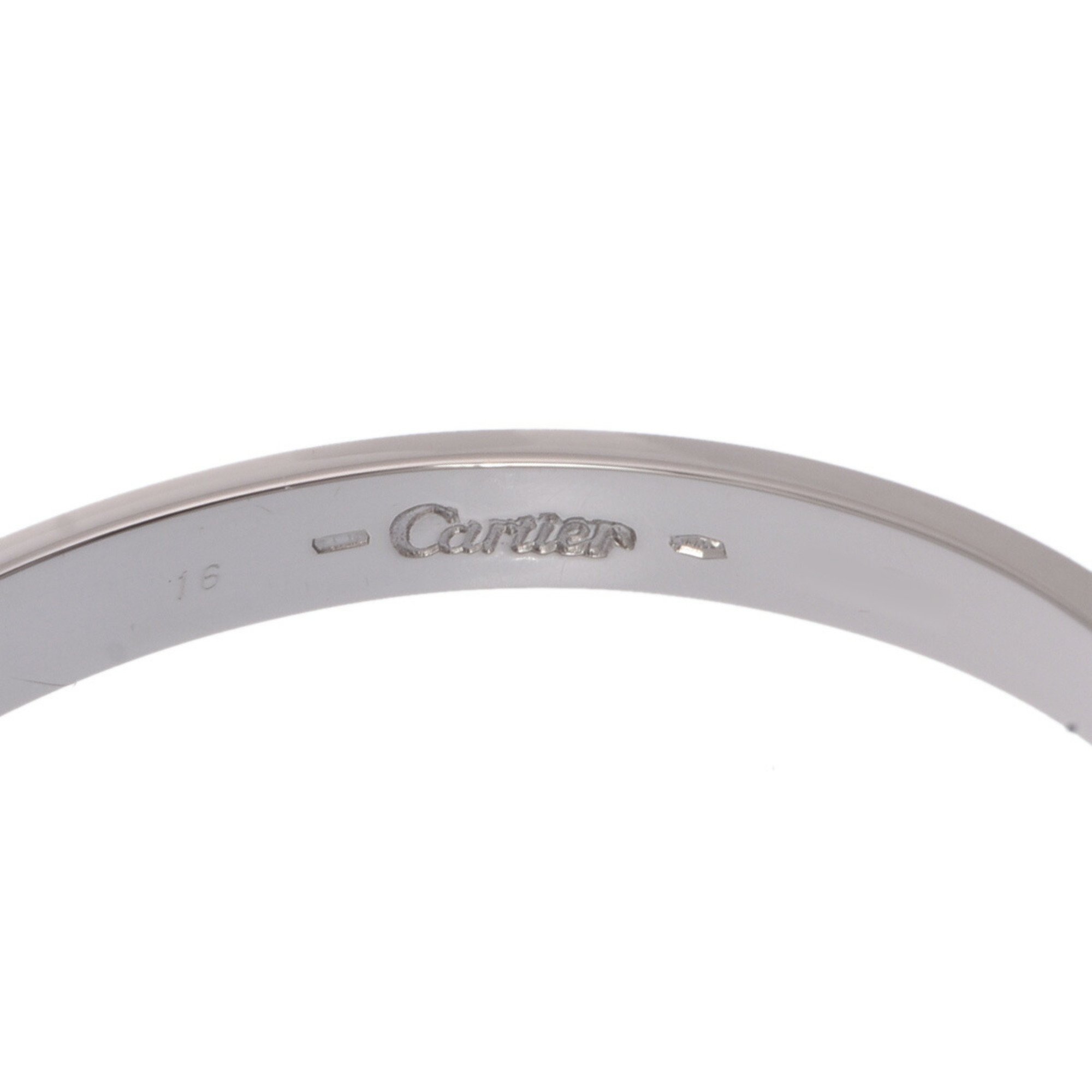 CARTIER Love Bracelet #16 Women's K18 White Gold