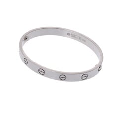 CARTIER Love Bracelet #16 Women's K18 White Gold