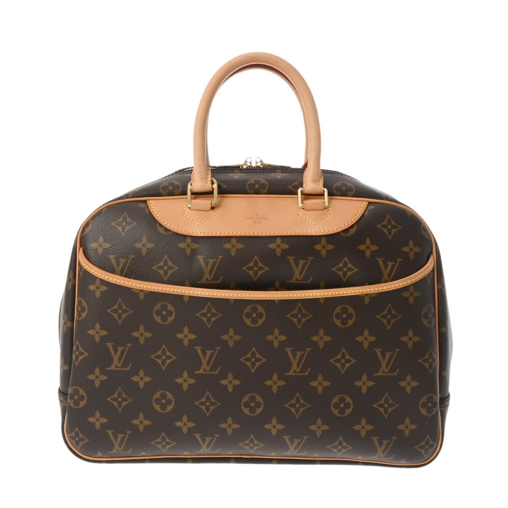 LOUIS VUITTON Louis Vuitton Monogram Deauville Brown M47270 Women's Canvas Handbag