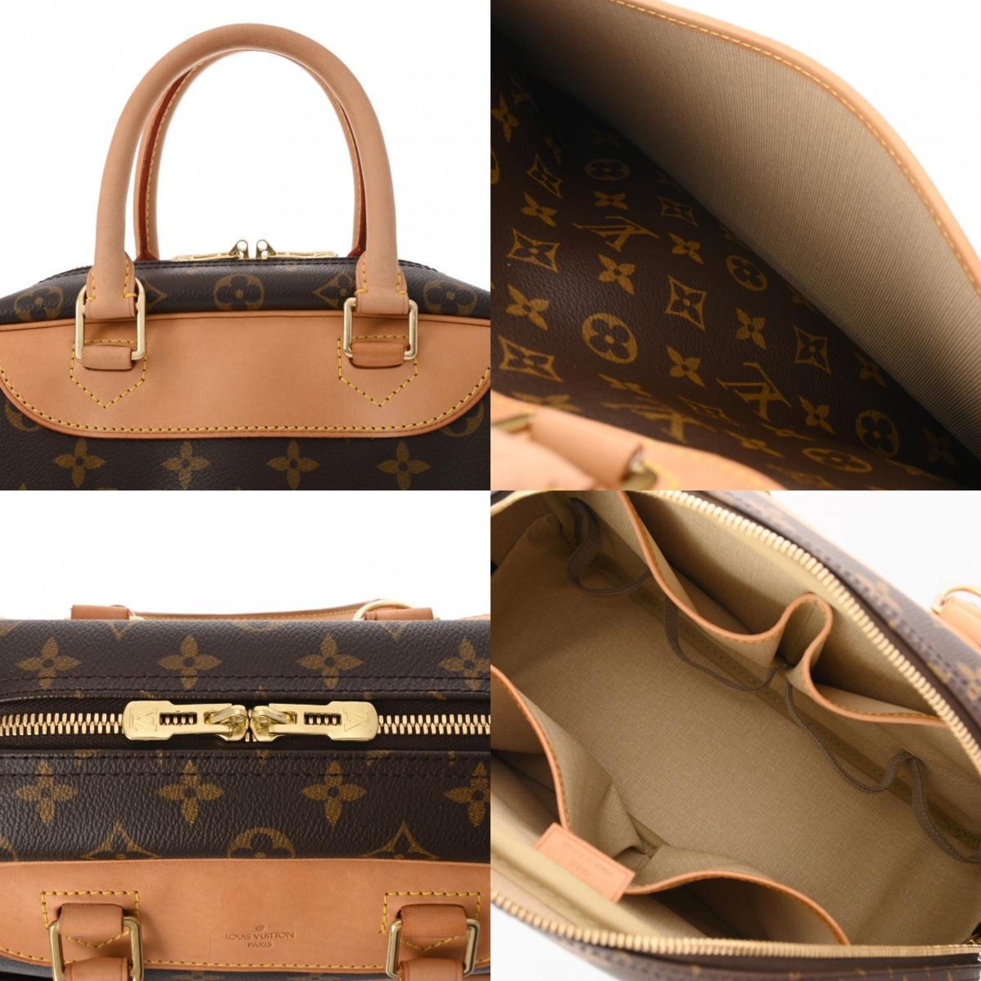 LOUIS VUITTON Louis Vuitton Monogram Deauville Brown M47270 Women's Canvas Handbag