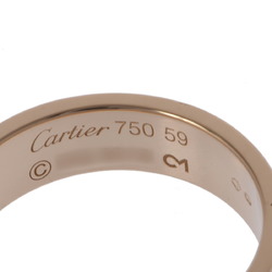 CARTIER Love Ring #59 Size 18.5 Women's K18 Yellow Gold