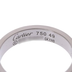 CARTIER Love Ring #49 Size 9 Women's K18 White Gold