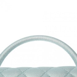 CHANEL Chanel Matelasse 29 Metallic Blue A92991 Women's Caviar Skin Handbag