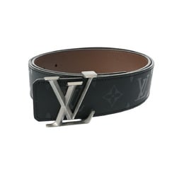 LOUIS VUITTON Louis Vuitton Santur LV Initial 85cm Black M9346V Men's Leather Belt