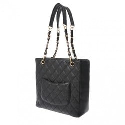 CHANEL Chanel Matelasse PST Petite Tote Black A50994 Women's Caviar Skin Bag