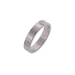 CARTIER Love Ring #47 - Size 7 Women's K18 White Gold