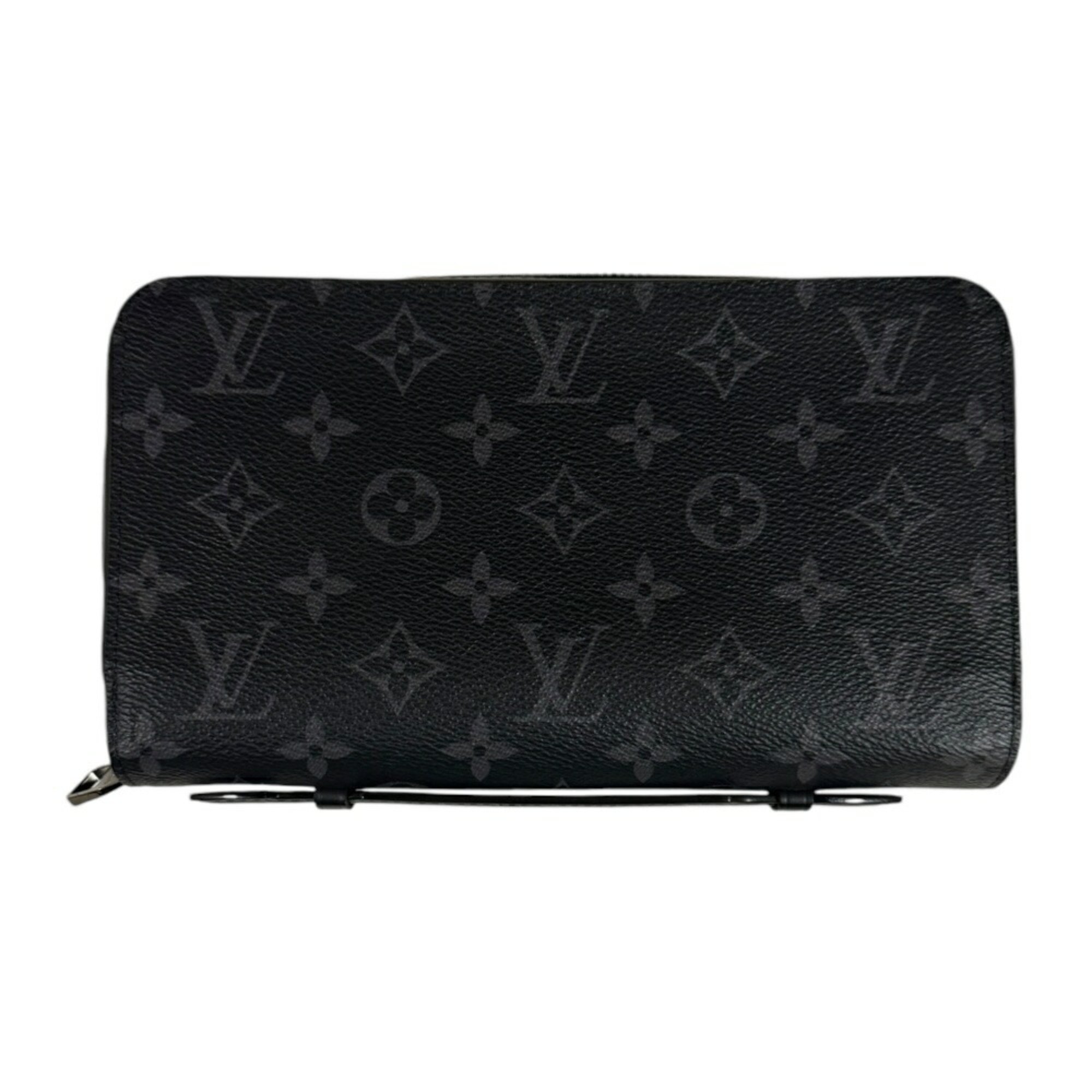 Louis Vuitton Zippy XL Monogram Eclipse Long Wallet M61698 Men's LOUIS VUITTON