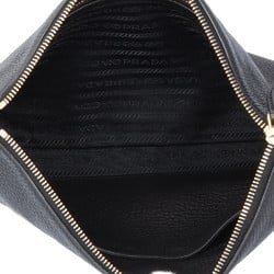 Prada Shoulder Bag Leather Black Women's PRADA