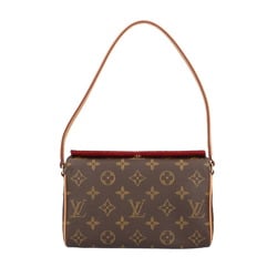 Louis Vuitton Recital Monogram Handbag Canvas M51900 Brown Women's LOUIS VUITTON