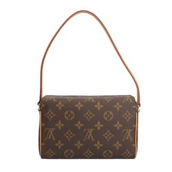 Louis Vuitton Recital Monogram Handbag Canvas M51900 Brown Women's LOUIS VUITTON