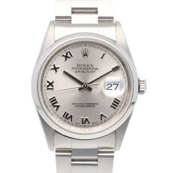 Rolex Datejust Oyster Perpetual Watch Stainless Steel 16200 Automatic Men's ROLEX K Series 2001 Model Roman Numerals RWA01000000005296