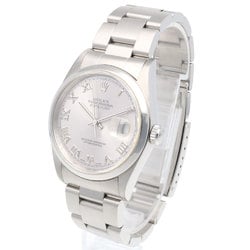 Rolex Datejust Oyster Perpetual Watch Stainless Steel 16200 Automatic Men's ROLEX K Series 2001 Model Roman Numerals RWA01000000005296