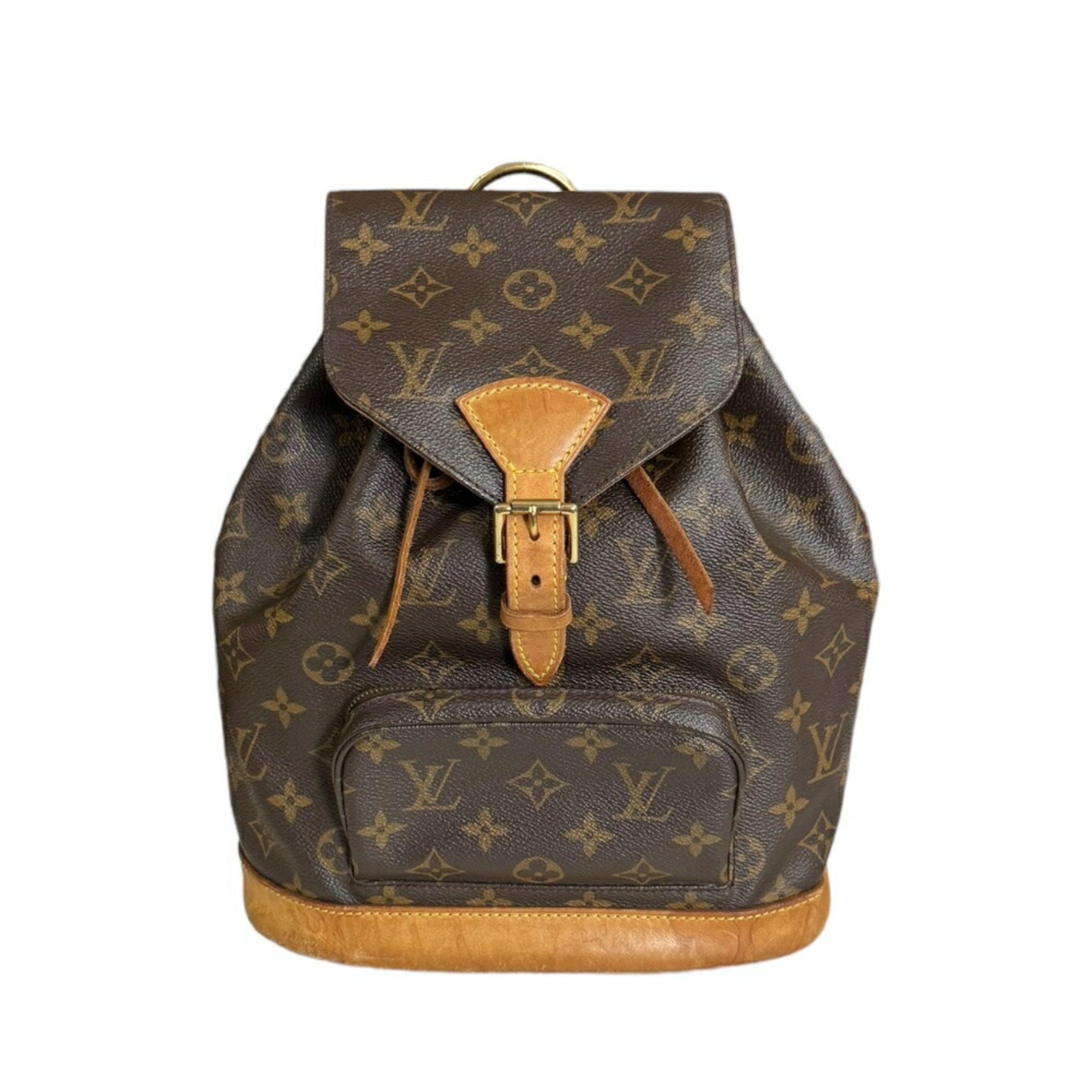 Louis Vuitton Montsouris MM Monogram Backpack/Daypack Canvas M51136 Women's LOUIS VUITTON