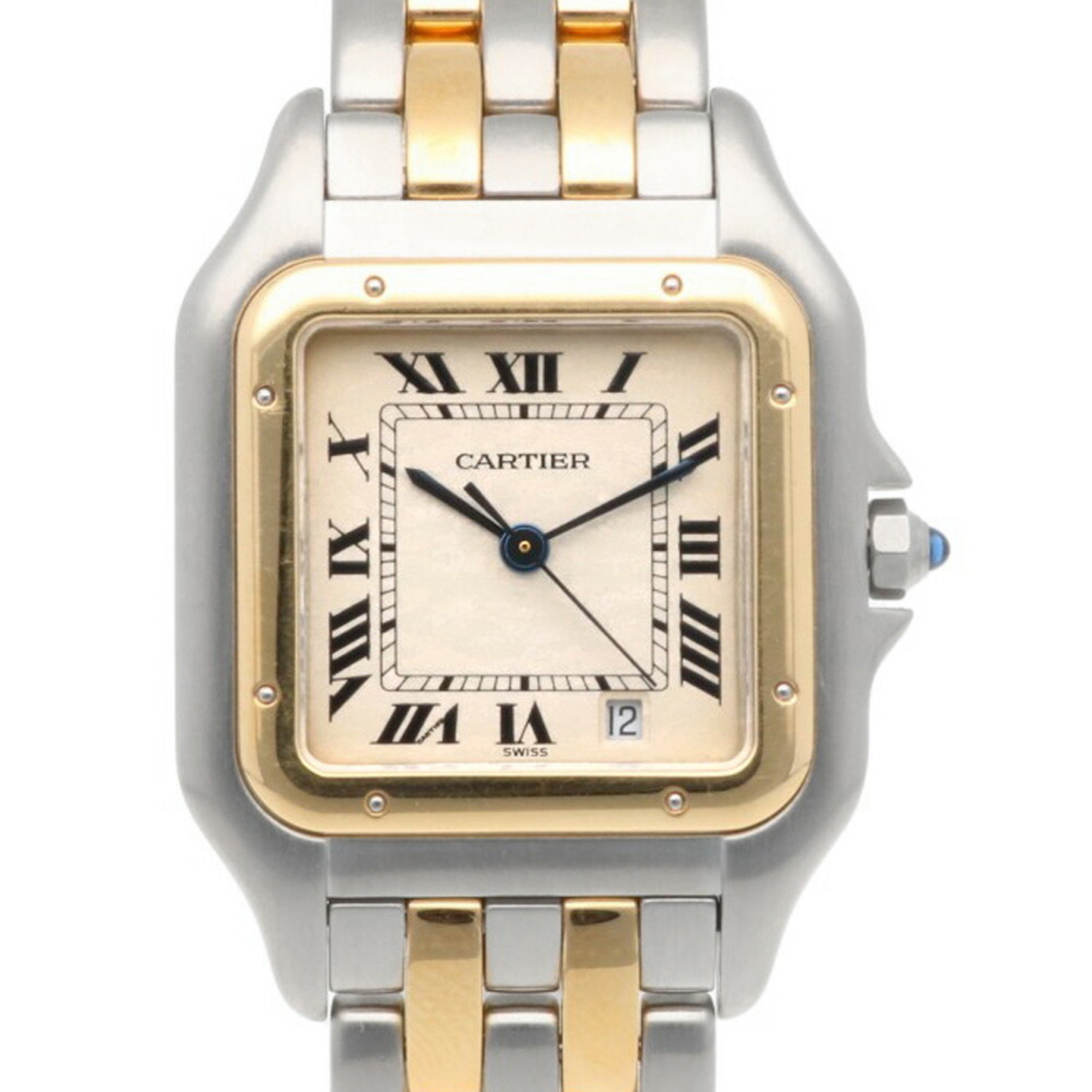 Cartier Panthere MM Watch, Stainless Steel 1879490 Quartz Ladies CARTIER 2 Row Overhauled RWA01000000005268