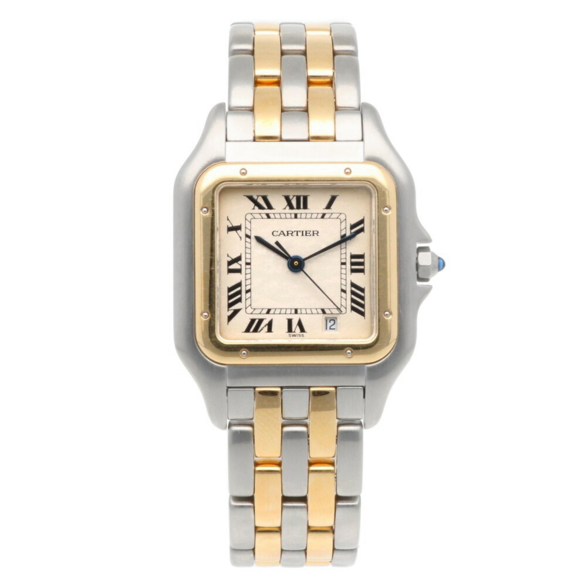 Cartier Panthere MM Watch, Stainless Steel 1879490 Quartz Ladies CARTIER 2 Row Overhauled RWA01000000005268