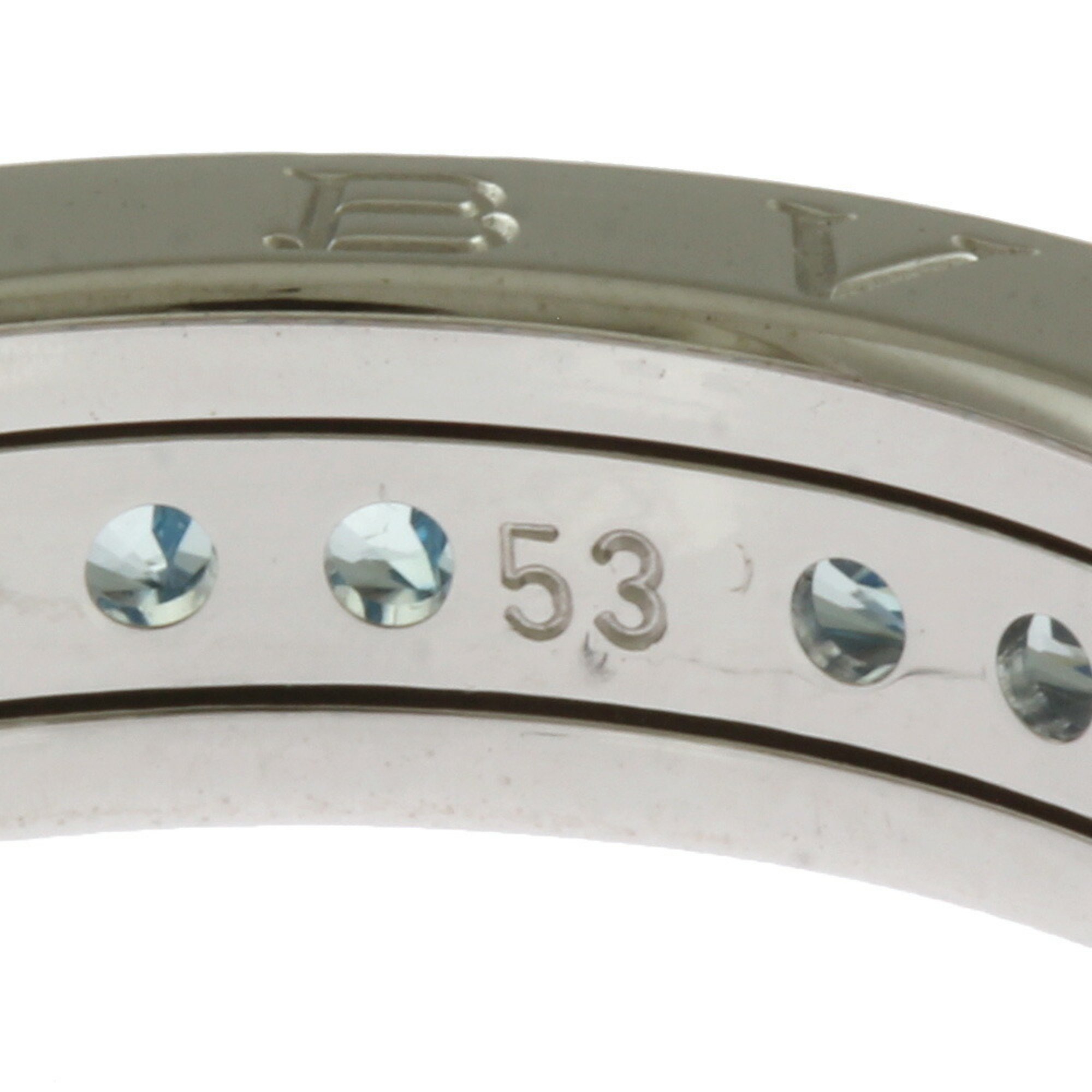 BVLGARI B-zero.1 B-zero One Band Ring Size 13 18K Blue Topaz Women's