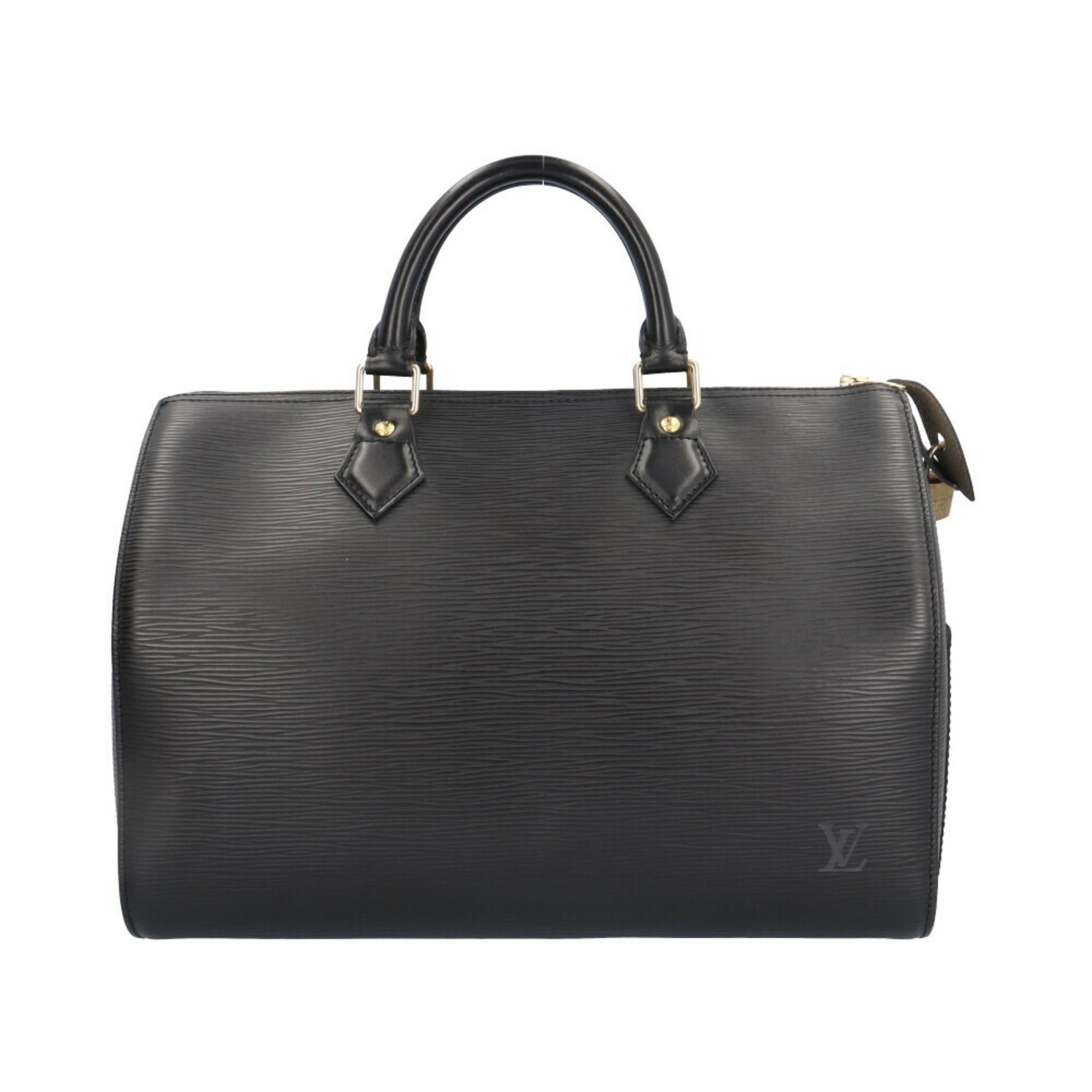 Louis Vuitton Speedy 30 Epi Handbag Leather M59022 Black Women's LOUIS VUITTON