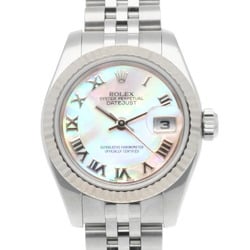 Rolex Datejust Oyster Perpetual Watch Stainless Steel 179174 Automatic Ladies ROLEX D Serial 2005 Model Overhauled Shell Dial Roman Numerals RWA01000000005250