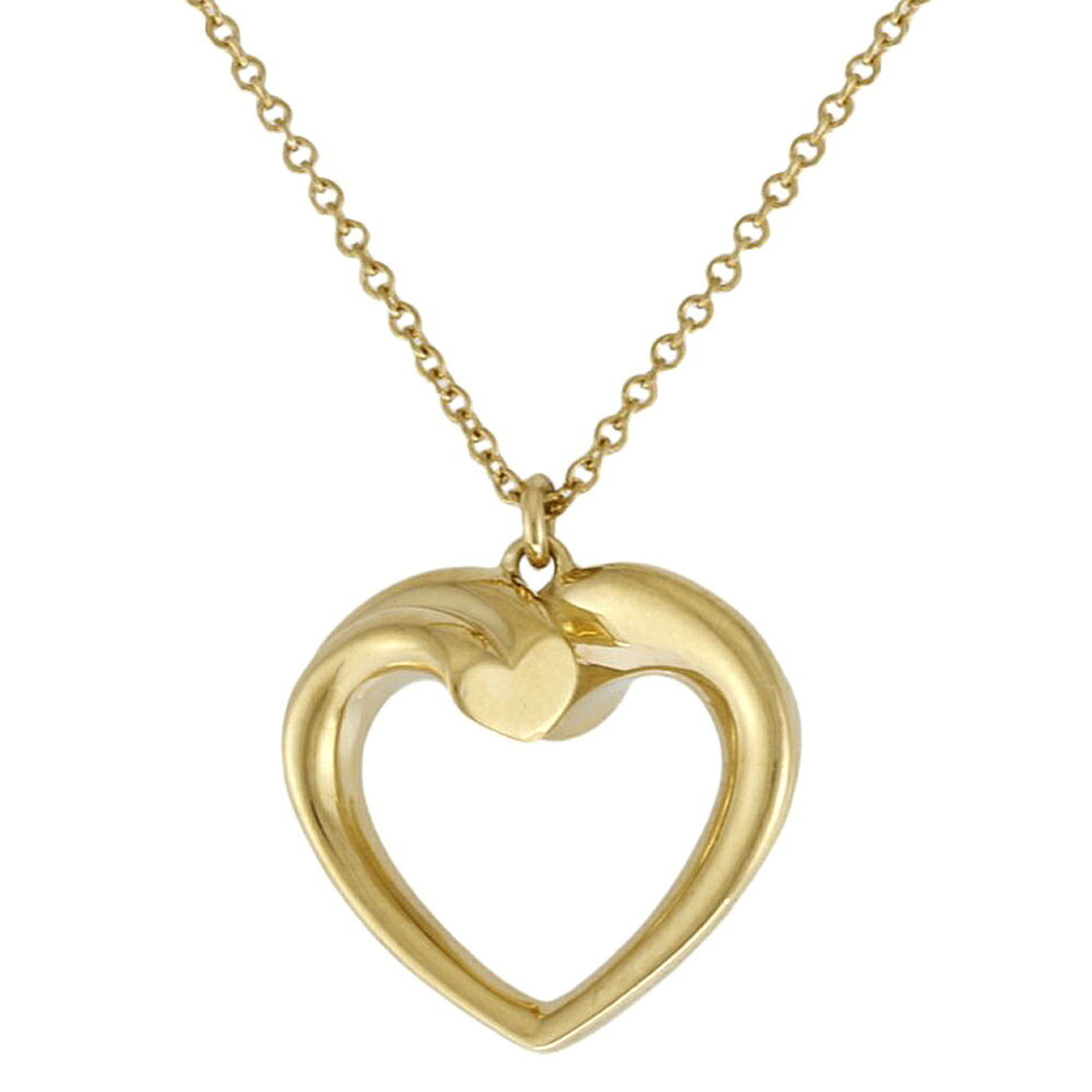 Tiffany Tenderness Heart Necklace 18K Gold Women's TIFFANY&Co.