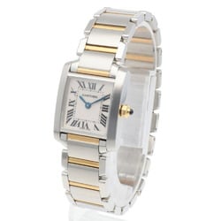 Cartier Tank Francaise SM Watch, Stainless Steel 2384 Quartz Ladies CARTIER