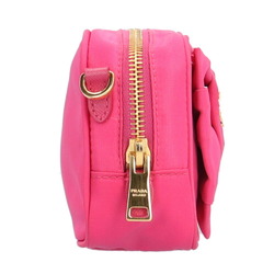 Prada Ribbon Shoulder Bag Nylon 1N1727 Pink Women's PRADA