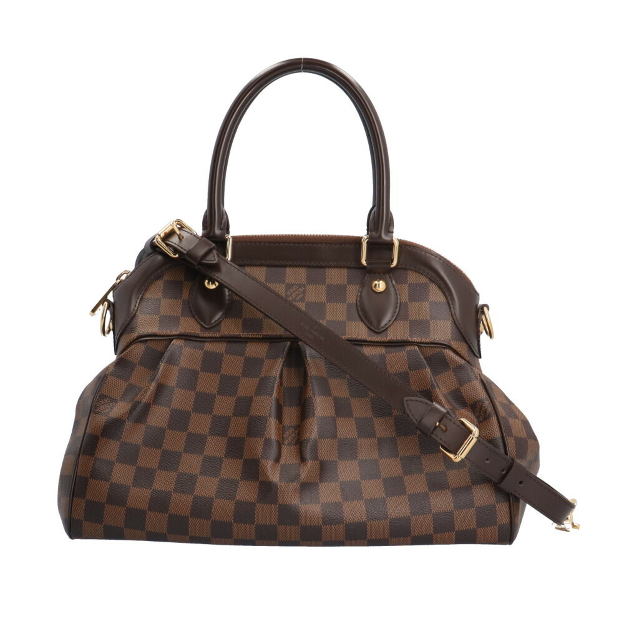 Louis Vuitton Trevi PM Damier Shoulder Bag Canvas N51997 Brown Women's LOUIS VUITTON