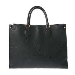 LOUIS VUITTON Louis Vuitton Monogram Empreinte On the Go MM Noir M45595 Women's Leather Tote Bag