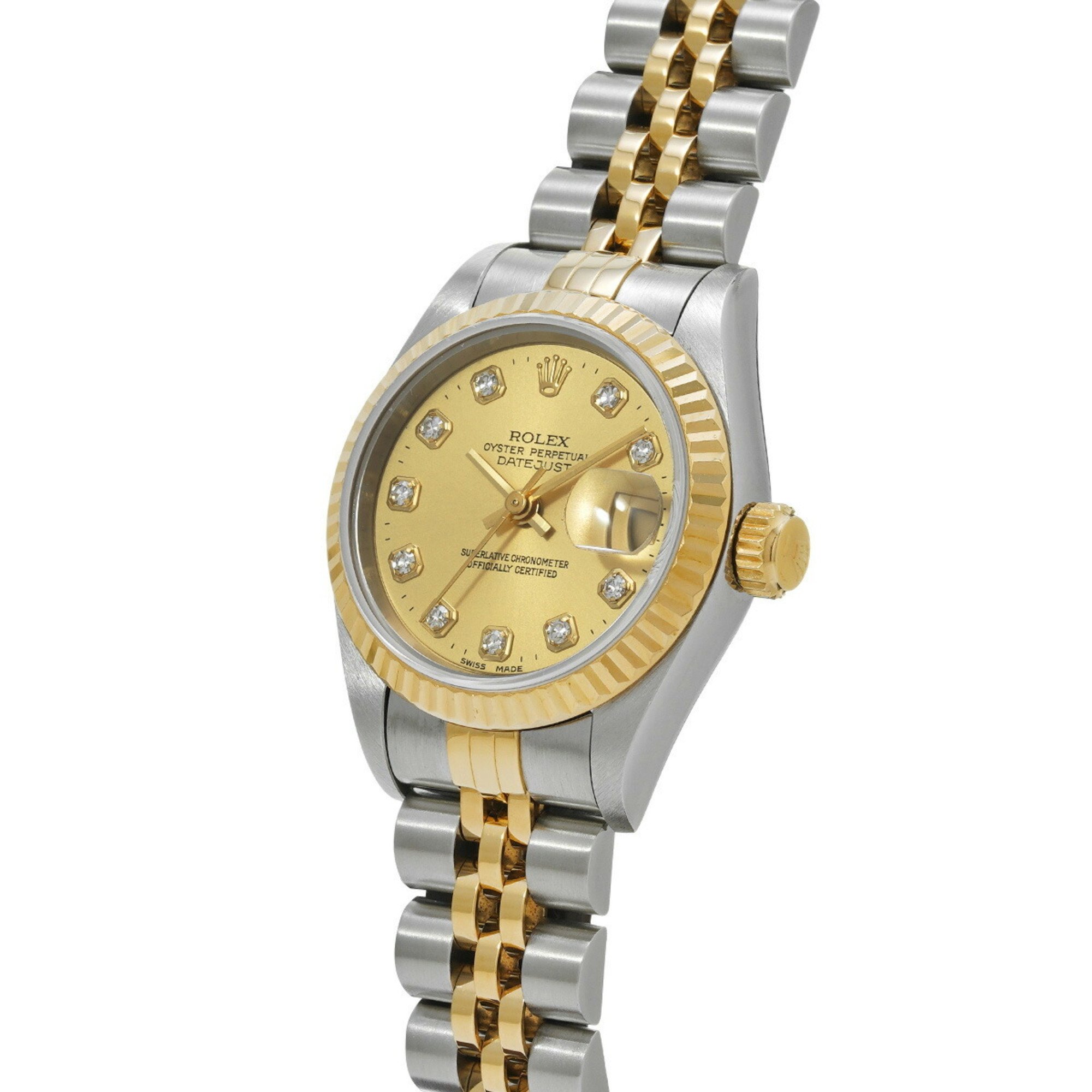 ROLEX Rolex Datejust 10P Diamond 69173G Ladies Watch Automatic