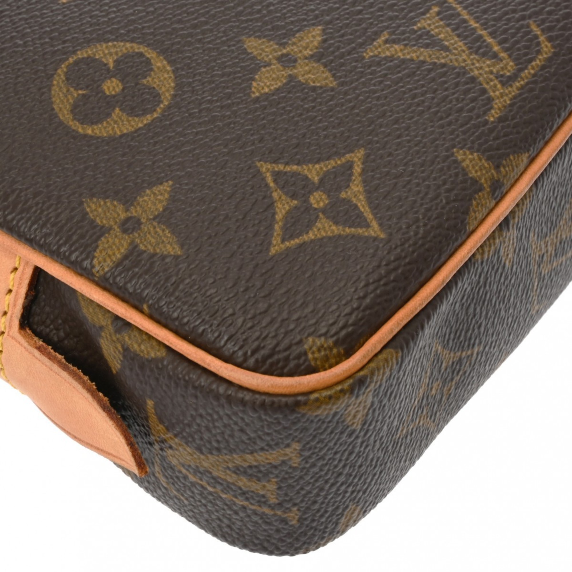 LOUIS VUITTON Louis Vuitton Monogram Marly Bandouliere Brown M51828 Women's Canvas Shoulder Bag