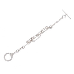 HERMES Chaine d'Ancre Punk Unisex Silver Bracelet